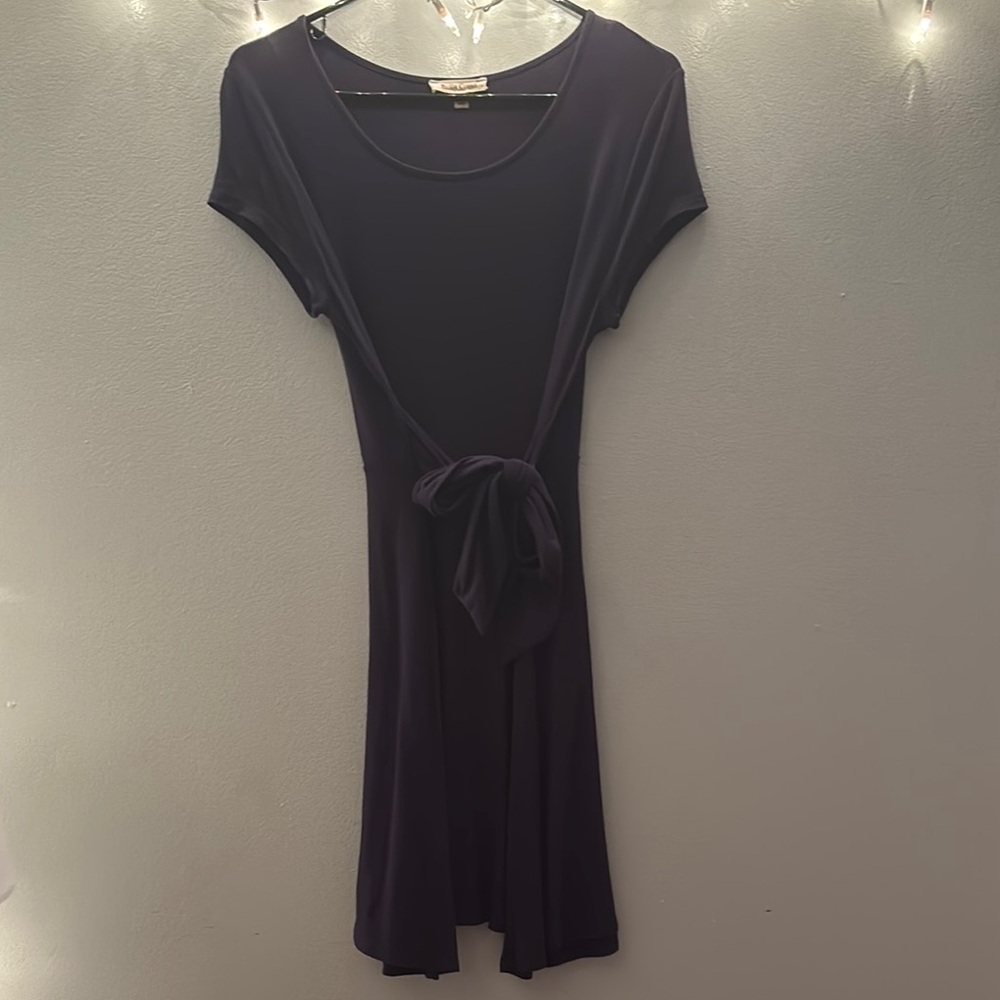 Navy blue tie Dress
